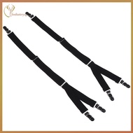 TERY Shirt Stays Garter Belt Suspenders Elastic Shirt HolderAdjustable Sock Suspender SG
