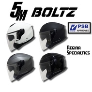 5M Boltz Plain Helmet (PSB Approved)