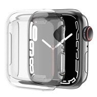 Clear TPU Case Compatible with Apple Watch Series 8 7 6 5 4 3 2 1 45mm 44mm 42mm 41mm 40mm 38mm