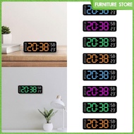 [Wishshopeelxj] Digital Wall Clock Wall Clock Brightness Adjustable LED Wall Clock