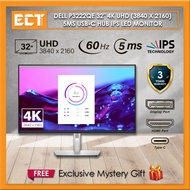 Dell P3222QE 32" 4K UHD (3840 x 2160) 5MS USB-C HUB IPS LED Monitor