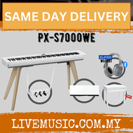 Casio PX-S7000 88-Key Digital Piano w/Piano Bench And Edifier W600BT Headphone - ( PXS7000 / PX S70