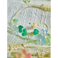 Lobelia Blues Flower Bracelet & Ring