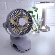 USB 充電 5 風扇葉高速迷你便攜式夾式風扇 hysckp USB Rechargeable 5 Blade High Speed Mini Portable Clip On Fan 嬰兒車 BB風