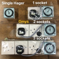 D1 - HAGER TIMER EHN711 (NEW MODEL) / HAGER TIMER EH711 with SOCKETS