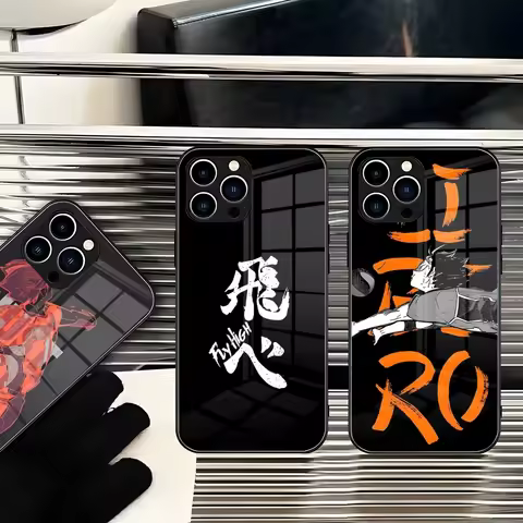 Japan Anime Haikyuu Love Volleyball Phone Case For iPhone 16 14 15 Pro Max Plus 13 12 11 X XR XS 8 7