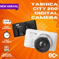 YASHICA City 200 5K Vlog Digital Camera 72MP WiFi 10X Optical Zoom Type C Rechargeable Compact Camer