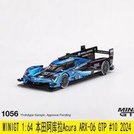 MINIGT 1: 64 Acura Acura ARX-06 GTP #10 2024 Alloy Car Model