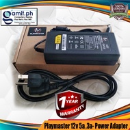 Playmaster Power Adapter DC12V 3A / 5A Power Supply Adapter 12V Power Adaptor - 1 year warranty