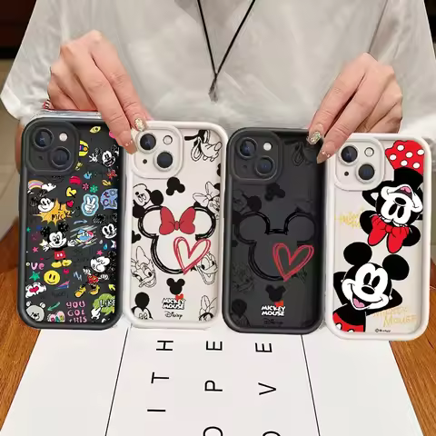 Cartoon Mickey Minnie Mouse Case For Huawei Honor 600 400 Lite Pro 90 200 Lite X9D X8C X8D X8A X6A X
