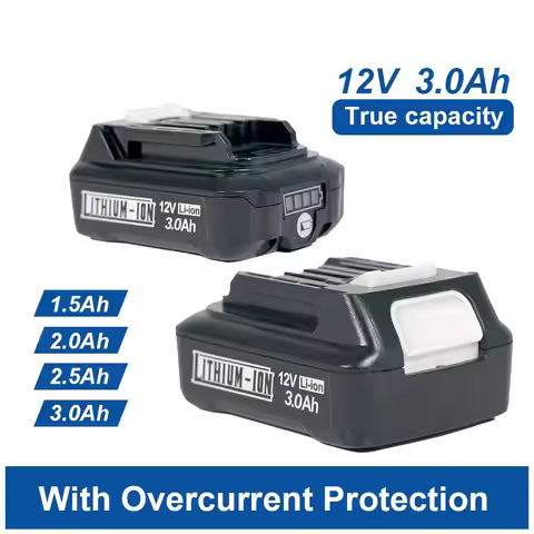 For Makita 12V Tools Batteries 2.5Ah 3Ah 18650 Li-ion Battery For Makita 10.8V 12V BL1021B BL1041B B