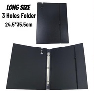 Long 3 Holes Ring Binder Notebook Folder File Paper Organizer Arch File Folder with Hard Cover
