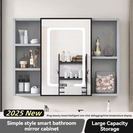 57 63 69 77 85cm large bathroom mirror cabinet defogging bathroom mirror LED light bathroom mirror w