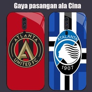 DJ-44 Series Atalantaa Casing GLASS soft frame black OPPO Reno 2019 F11 A9 2F A5 2Z A9X 2020 Pro