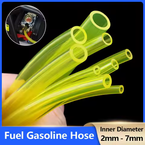 Yellow TPU Gasoline Hose 2x3.5/2.5x5/3x5/3x6/4x6/5x8/6x8/7x10mm Motorcycle Car Specific Oil Pipe Fue