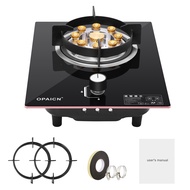 Single Burner Gas Stove CHRIS OPAICN Embedded Tempered Gas Stove Single Dapur Gas Memasak Gas Cooker