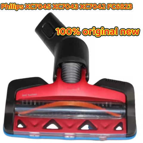 Original new Vacuum Cleaner 360 Degree Nozzle Floor Brush (with light) for Philips XC7045 XC7043 XC7