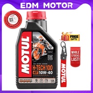 MOTUL H-TECH100 H TECH 100 10W40 4T MA2 1.2L MINYAK HITAM ENGINE OIL RS150 V1 V2 RSX150 WAVE125 EX5 