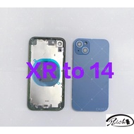 For XR Like 13 14 Housing XR Up To 13 Housing For XR To 14 Back DIY Back Cover Housing Battery Middl