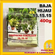 400g Baja 45 Special Green/ Baja Hijau (Penggalak Pertumbuhan) Imported Green Fertilizer N15 P15 K15