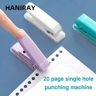HANIRAY Hole Puncher, Manual DIY Round Hole Puncher, Creative Single Hole Puncher Loose Leaf Hole Pu