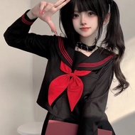 Original JK uniform, black orthodoks, three books, basic JK sailor uniform, high school uniform, Jap