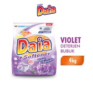 Daia Deterjen Bubuk plus Softener Wangi Violet kemasan jumbo 4 kg