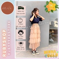 5-layer Glitter Skirt, Princess Skirt, 2 Layers (1 Layer of Glitter, 1 Lining)