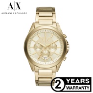 [Official Warranty] Armani Exchange AX2602 Men's Chronograph Gold-Tone Stainless Steel Watch