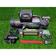 PROMO - WINCH SHRAK 13000LBS 6TON 12V TALI SLING BAJA 30MTER 10MM TALI DEREK MOBIL OFFROAD HARGA MUR