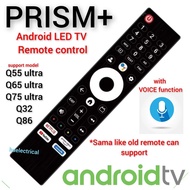 PRISM+ Android LED TV remote control for Q55ULTRA Q65ULTRA Q75ULTRA Q32 Q86