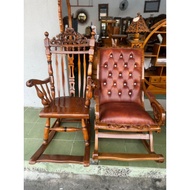 kerusi  goyang kayu jati. kerusi kayu jati malas lazy chair tea/Kursi  malas kayu jati