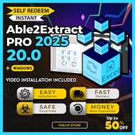 [SELF REDEEM] Able2Extract Professional v20.0 Latest 2025 Lifetime For Windows | PDF Converter and E