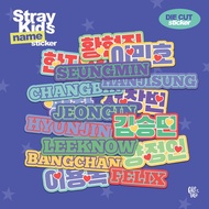 Stray KIDS NAME STICKER SET/SKZ NAME STICKER