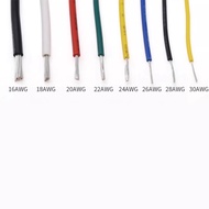 PVC Insulated Tinned plated Copper Wire Single Core Multi Strand Flexible Wire Line UL1569 DIY Line 