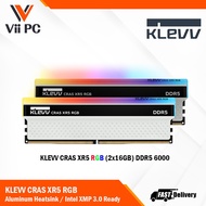 KLEVV CRAS XR5 RGB | 32GB(2x16GB) DDR5 | 6000MHz CL 40 | Gaming/OC Memory