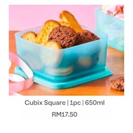 Tupperware Cubix Square 650ml