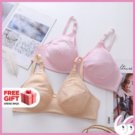Alicia'a Secret Comfort Nursing Bra | Bra Ibu Menyusu Cotton Lembut Cup B (36-42)