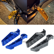 【haha】For YAMAHA NMAX 155 NMAX V1 V2 AEROX NVX 155 XMAX 300 Mio i 125 150 Motorcycle Accessories Rear Passenger Footrest Foot Rest Pegs Rear Pedals anti-slip pedal