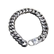 Men's bracelet, monel scale chain, white iron, genuine, rust-proof, silver, cool guy, macho cool
