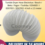 Tumble Dryer Hose Electrolux / Bosch / Beko / Fagor / Toshiba / EDV6051 / EDS7051 / EDV7051 4 Inch x