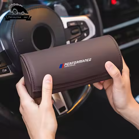 Car sun visor Leather glasses frame clip Glasses Holder for BMW M E46 E90 E60 E36 F90 M3 M5 M6 E87 X