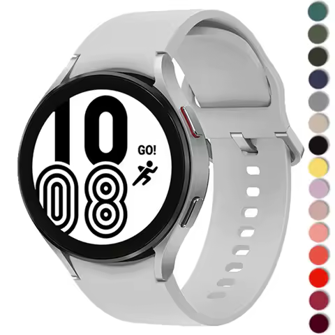 Strap For Samsung Galaxy Watch 5/pro/4/classic 44mm 40mm 46mm 42mm smartwatch Silicone Ridge Sport B