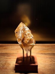 ✨ PAKISTAN SKELETAL HERKIMER DIAMOND QUARTZ 收藏級巴基斯坦黃泥骸骨閃靈鑽  S6733