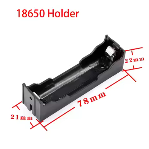 Battery Holder With Pin 18650 Case 18650 Box For 18650 Rechargeable Battery 3.7V DIY