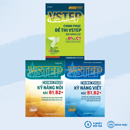 Sách - Combo VSTEP - Chinh Phục Kỹ Năng Nói - Viết Và Luyện Đề Thi Bậc B1-C1 (Bộ 3 Cuốn) - MEGA - Ne