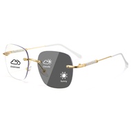 Cyxus แว่นตาป้องกันแสงสีฟ้า แว่นกันแดดผู้หญิง แว่นตา ผู้ชาย โฟโตโครมิก การป้องกันรังสี UV400 แว่นกัน