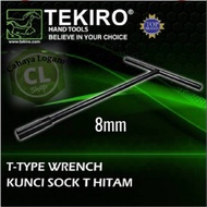 8mm T-SOCKET WRENCH 8mm TEKIRO black T-socket wrench