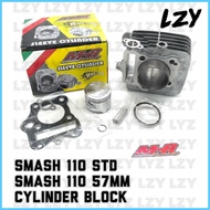 ✤ ✸ ☬ MHR Racing Suzuki Smash 110 Cylinder Block Set STD Standard / 57mm