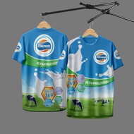 Begin Sportswear (Begin Sportswear) Sports Shirt Foremost Pattern Uht Milk 085